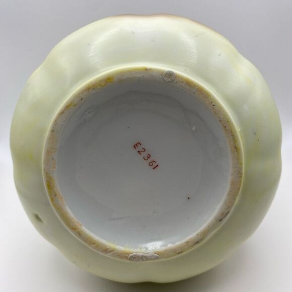 Vintage Porcelain Rose‑Pattern Pitcher with Gold Accents – Approx 6″x6.5 - Picture 8 of 8